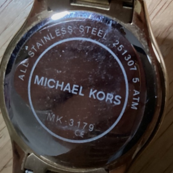 Michael Kors Slim Runway Gold-tone Stainless Steel Women’s Watch MK3179